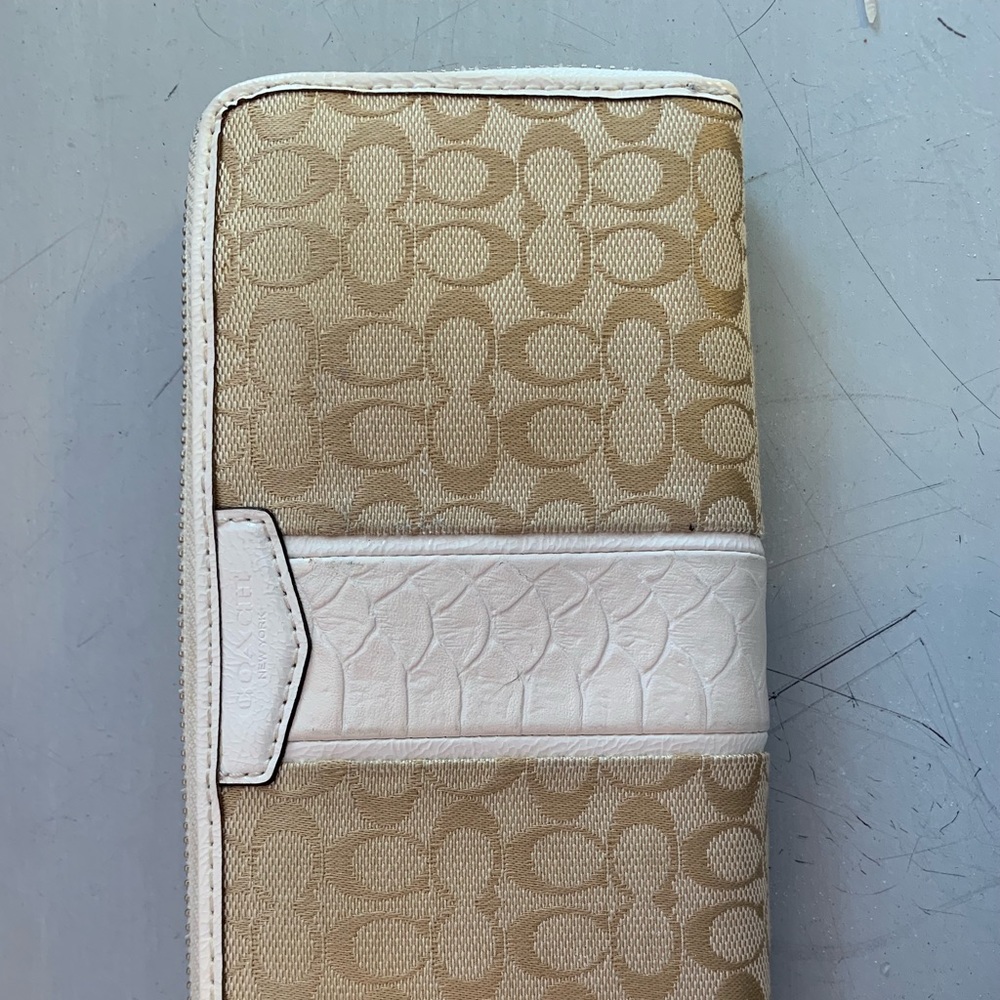 Authentic coach wallet